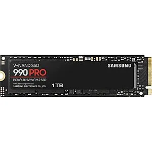 990 Pro 1TB PCIe Gen 4 NVMe M.2 Internal SSD + Heat Sink