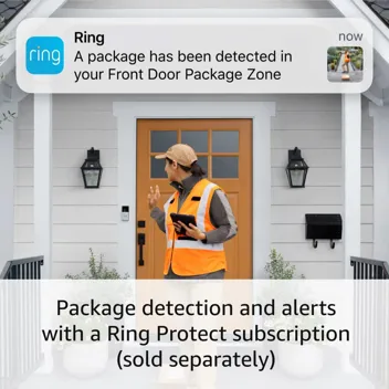 Ring Battery Doorbell Plus | Head-to-Toe HD+ Video, motion detection & alerts