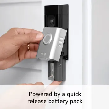 Ring Battery Doorbell Plus | Head-to-Toe HD+ Video, motion detection & alerts