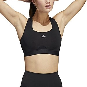 Plus Size Training Medium Support Racer Back Good Level Bra Padded w/ Removable Pads