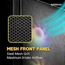 Raidmax Vector V212 Gaming Chassis 4x RGB Fans