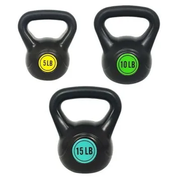 Wide Grip Kettlebell (5,10,15lbs)