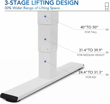 Flexispot Dual Motor Pro 3 Stages Electric Standing Desk Frame