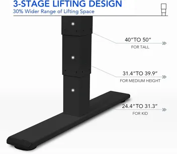 Flexispot Dual Motor Pro 3 Stages Electric Standing Desk Frame