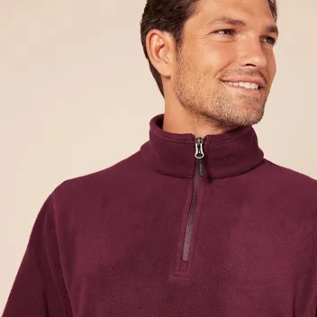 Quarter-Zip Polar Fleece Jacket