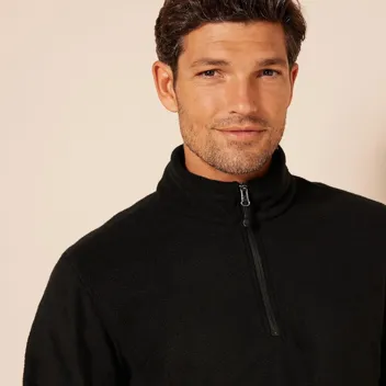 Quarter-Zip Polar Fleece Jacket