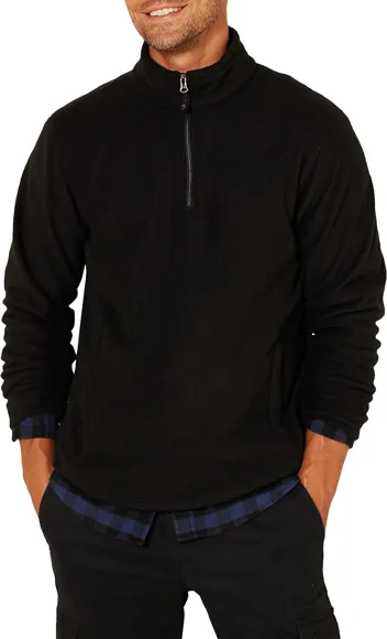 Quarter-Zip Polar Fleece Jacket