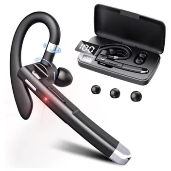 Euqq Bluetooth 5.3 Wireless Headset with Noise Reduction Mic