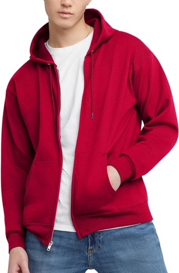 EcoSmart Fleece Zip-Front Hooded Sweatshirt