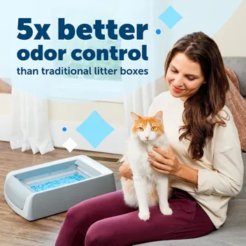 Self-Cleaning Cat Litter Box with Hood