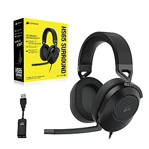 HS65 Wired Gaming Headset (Various Colors)