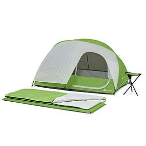 4-Piece Trail Weekender Backpacking Camp Combo (Tent