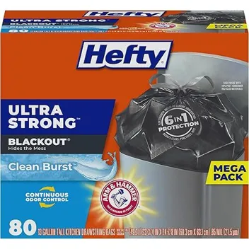 Ultra Strong Lavender & Sweet Vanilla Trash Bags (13-Gallon, 80-Count)