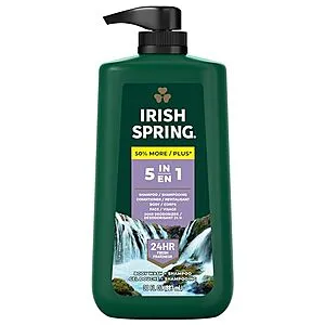 Irish Spring 5 in 1 Body Wash , 30 Oz Pump