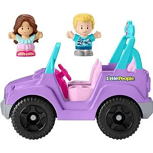 3-Piece Price Little People Barbie Beach Cruiser Jeep