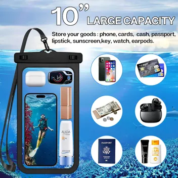 Bzgg 10" IPX8 Waterproof Phone Storage Pouch