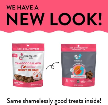 Shameless Pets Digestive Health Catnip Chicken Crunchy Cat Treats