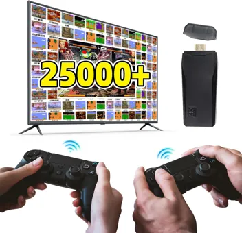 Pounsaya 25k+ Games 9-Emulator Gaming Console with 2x Wireless Controllers