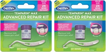 DenTek Temparin Max Advanced Dental Repair Kit, 13+ Repairs