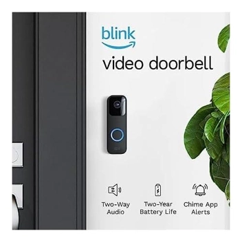 Blink Video Doorbell + 3 Outdoor 4 Smart Security Cameras