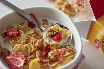 Honey Bunches of Oats with Strawberries Breakfast Cereal