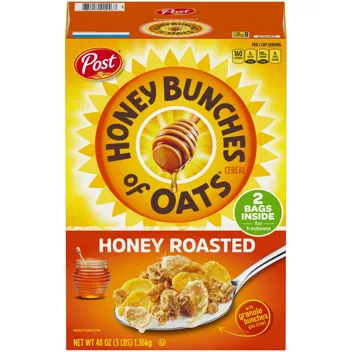 Honey Bunches of Oats with Strawberries Breakfast Cereal