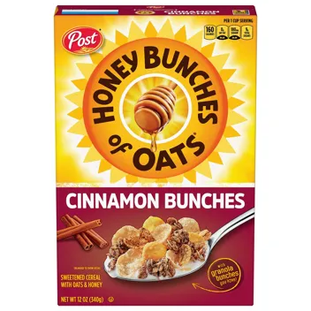 Honey Bunches of Oats with Strawberries Breakfast Cereal