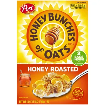 Honey Bunches of Oats with Strawberries Breakfast Cereal