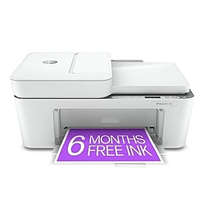 DeskJet 4158e All-in-One Wireless Color Inkjet Printer – 6 months free Instant Ink with