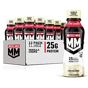 [S&S]: 11.16-Oz Muscle Milk Genuine Protein Shake (Vanilla Creme)