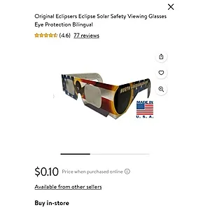 Solar Eclipse Glasses