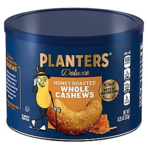 8.25-Oz Deluxe Honey Roasted Whole Cashews