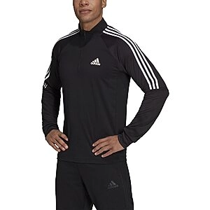 Aeroready Sereno Cut 3-Stripes Slim 1/4-zip Training Top，,