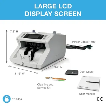 Safescan 2210 Money Counter Machine w/ Counterfeit Detection