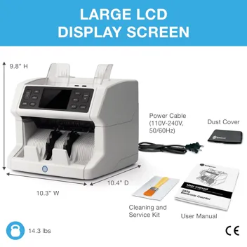 Safescan 2210 Money Counter Machine w/ Counterfeit Detection