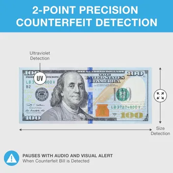 Safescan 2210 Money Counter Machine w/ Counterfeit Detection