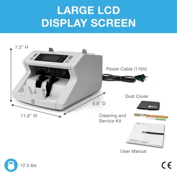 Safescan 2210 Money Counter Machine w/ Counterfeit Detection