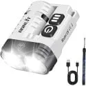 Boruit U6 1600lm 10-Mode USB-Rechargeable Aluminum Body Waterproof Small EDC Flashlight