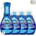 Platinum Plus Power Wash Fresh Scent Liquid Dish Spray Starter Kit (1 Spray + 3 Refill)