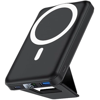 Podoru 10000mAh 22.5W PD Magnetic Power Bank w/ Foldable Stand (for iPhone 12 and up)