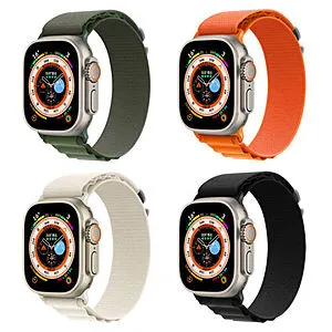 Watch Ultra 49mm GPS + Cellular Titanium Case w/ Trail Alpine Loop (Various Band Colors)