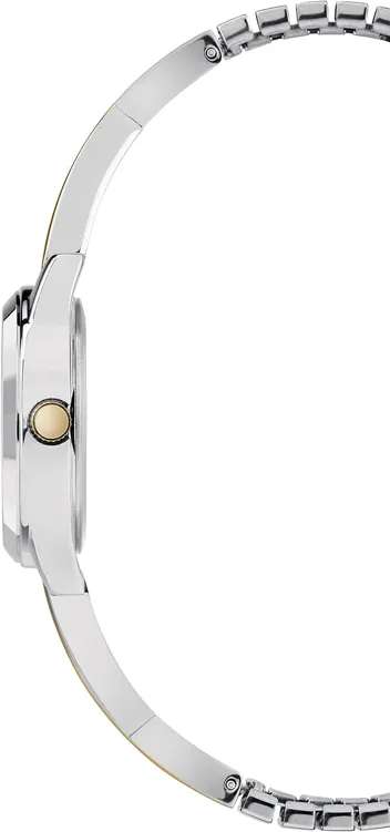 TW2R98700 Stretch Bangle Crisscross 25mm Silver-Tone Expansion Band Watch