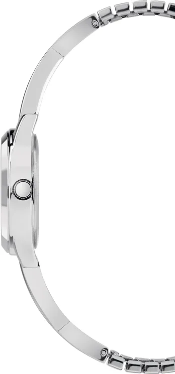 TW2R98700 Stretch Bangle Crisscross 25mm Silver-Tone Expansion Band Watch