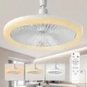 Beclog 10" Adjustable LED E26/E27 Socket Mini Ceiling Fan Light