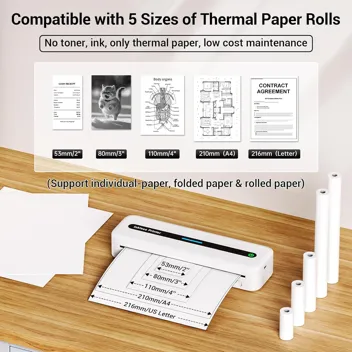 Pokelabel M832 Bluetooth Portable Thermal Inkless Printer