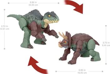 Jurassic World Transforming Dinosaur Toy, Indoraptor to Brachiosaurus