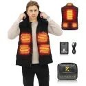 Krboro Heated Vest with 7.4V 14400mAh Battery Pack