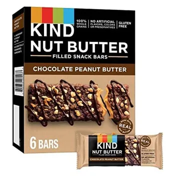 Nut Butter Chocolate Peanut Butter Filled Snack Bar (6-Count)