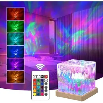 Pwwj 16-Color Northern Lights Projector with Remote
