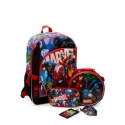 Universe Kids 17" Laptop Backpack and Lunch Tote Set (4-Piece)